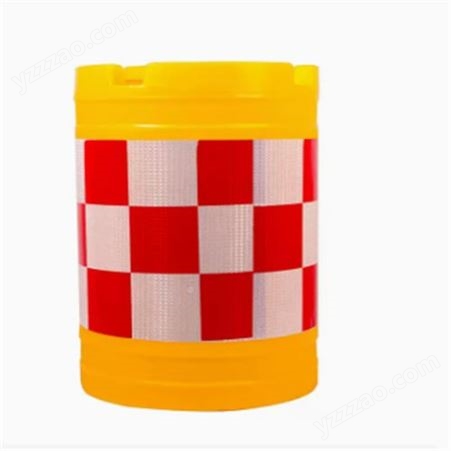 滚塑水马防撞桶塑料圆柱形隔离墩道路分流桶交通设施安全反光圆桶