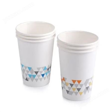 万佳印业一次性纸杯双层防烫加厚隔热 可印logo家用喝茶饮水杯