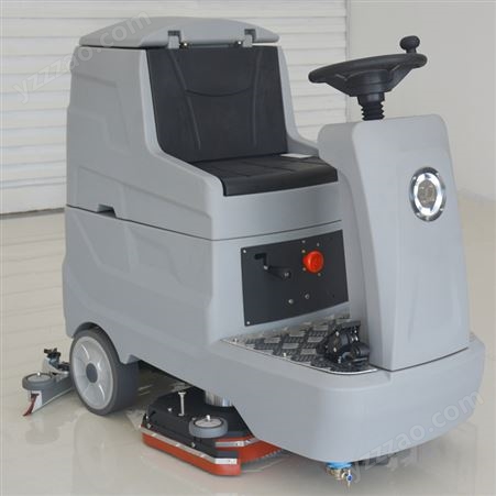 良成驾驶式智能洗地机 双刷锂电 工商业洗拖吸一体清洁设备