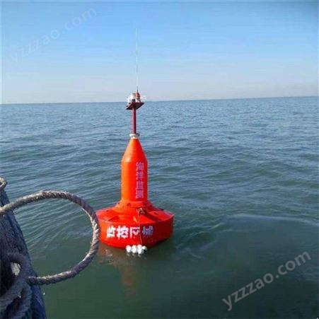 水域救援定位浮标塑料荧光黄救生浮标河道分叉警示浮标