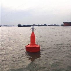 水域救援定位浮标塑料荧光黄救生浮标河道分叉警示浮标