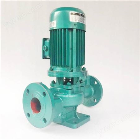 厂家直供YG40-160IA-2.2KW立式防爆管道泵 锅炉增压冷热水循环泵
