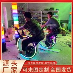 无动力单车喷泉 金桥自发电健身小孩互动娱乐游乐设备