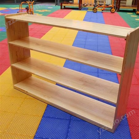 幼儿园玩具柜托管所室内木质家具储物柜学校专用实木教具柜