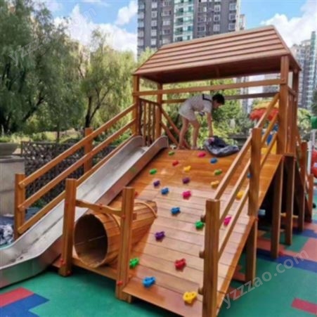 河北景区大型木质滑梯 幼儿园定制各种木质滑梯厂家定制