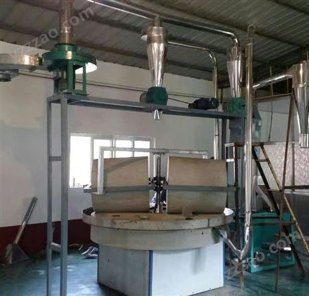 立式 鑫峰厂家 大型石磨面粉机 荞麦制粉厂 发货速度快
