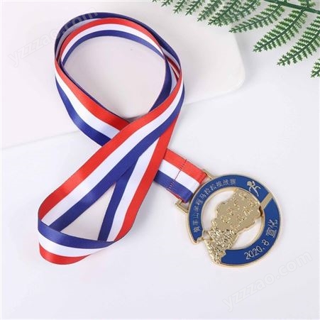 金属烤漆比赛奖牌马拉松活动奖章 运动会赛事荣誉胸章