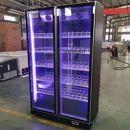 冷藏饮料柜双门三门单门酒水柜风冷冰箱展示柜网红啤酒柜
