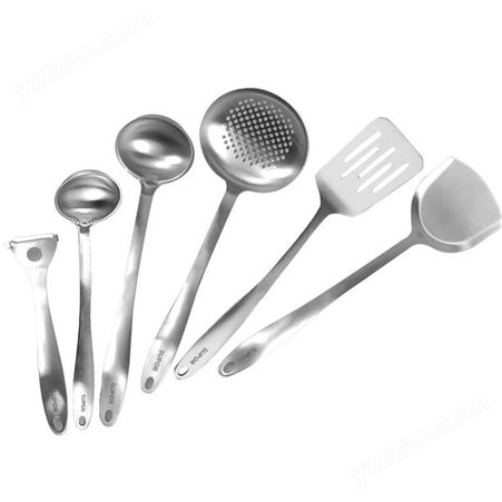 苏泊尔（SUPOR） 厨房不锈钢铲勺锅小米粥汤勺铲子套装T0908Q