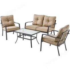 好意达 户外休闲组合沙发 阳台套装座椅别墅庭院金属家具桌椅定制