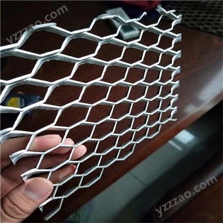 钢板网 菱形鱼鳞孔六角形龟甲状花式孔不锈钢网-普宇制造
