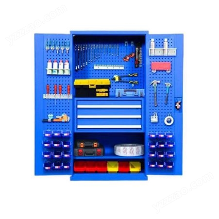 金鸿 工具置物柜 多功能带锁储物柜 零件柜重型门工具柜 定制