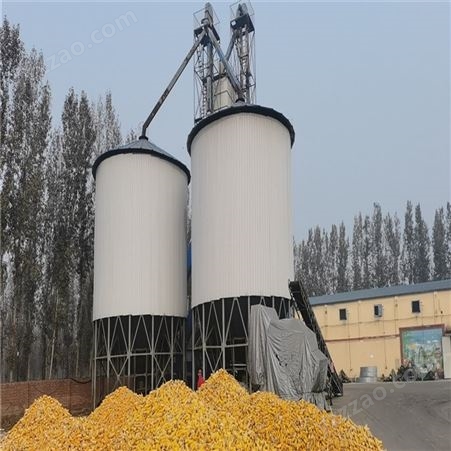 粮储设备粮仓 装配式钢板仓 焊接式200吨 组装式玉米罐京金机械