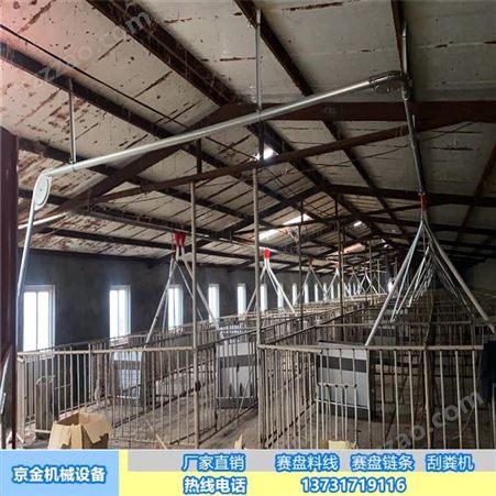 养猪场自动化设备 自动料线 养殖上料赛盘链条按米算
