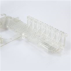 透明件CNC加工小批量生产塑胶配件1件来图定制手板外观模型