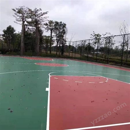 金城江塑胶跑道厂家篮球场地坪漆