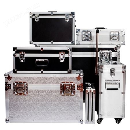 美容仪器箱手提箱 铝合金精密仪器展示箱 航空转运箱定制