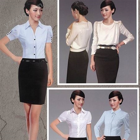 北京女士衬衫定制可定银行男女义图案可添加文字厂家