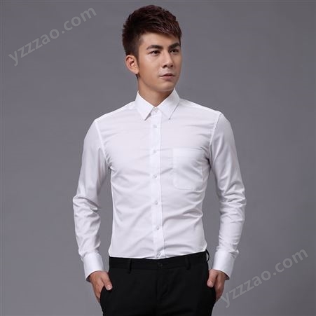 个人商务男士衬 长袖新款衬衫 北京成功人士定制衬衫