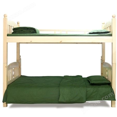 厂家批发学生军训三件套军绿色床上用品纯棉宿舍1.2m床被套床单