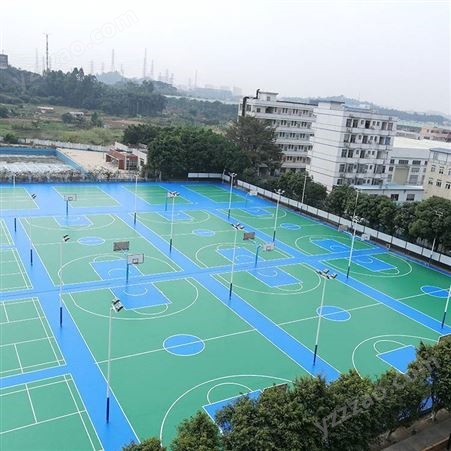 天·津河·东区各类运动场划线标准学校网球场建设21元起