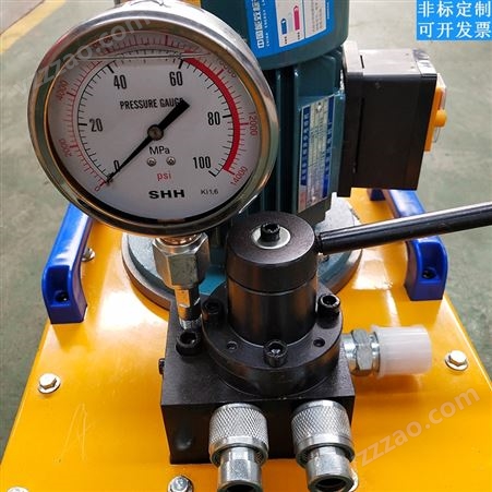超高压电动液压泵站小型升降100吨200吨双向液压油缸液压系统总成