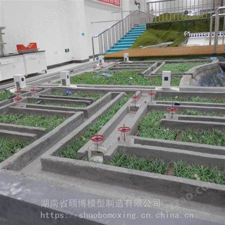 农田灌溉水电站模型 水利枢纽渠系模型 大型农田灌溉沙盘模型