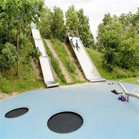 博康非标定制不锈钢滑道 户外 公园 景区大型游乐设施