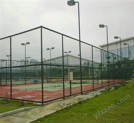 X256篮球场围户外花园栏勾花网体育场隔离围网足球场菱形网