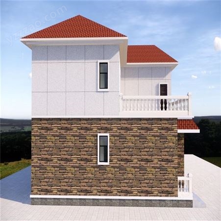 轻钢结构别墅 装配式建筑美式轻钢别墅 造价低 钢结构房屋 组合式