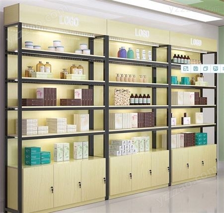 精品展柜化妆品展示柜自由组合样品货柜美容产品展示架鞋店陈列柜JY-GZ-002